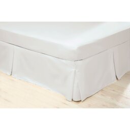 Plain Dye 200 TC Egyptian-Quality Cotton Tailored Bed Skirt