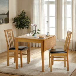 Drop Leaf Solid Wood Dining Set