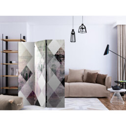 135cm W x 172cm H 3 - Panel Solid Wood Folding Room Divider