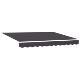 Brayden Studio 300cm W x 250cm D Fabric Cover Retractable Door / Window Awning