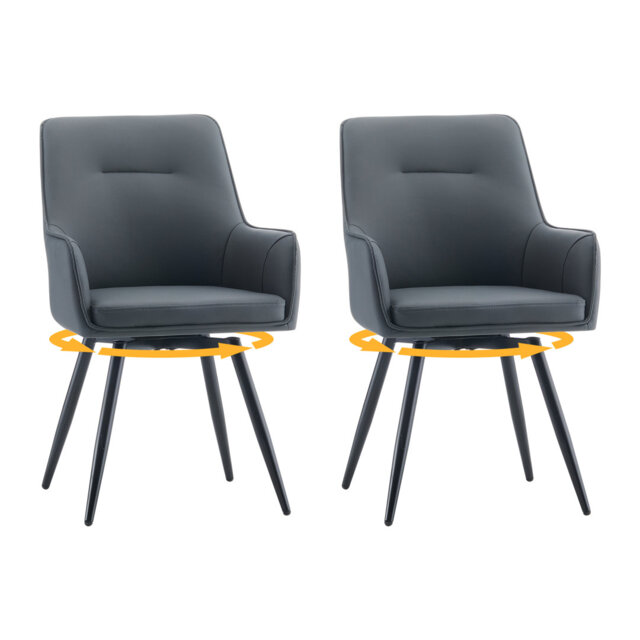 49cm H Upholstered Metal Armchair