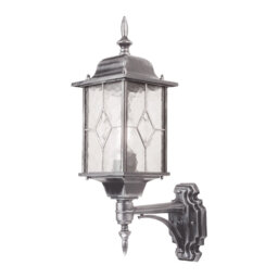 Verrett Stained Glass Outdoor Wall Lantern