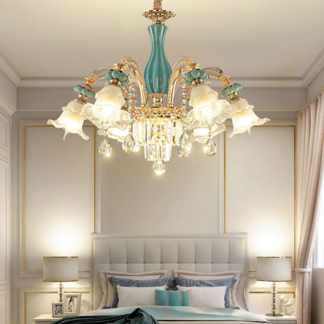Morningside 6 - Light Shaded Chandelier