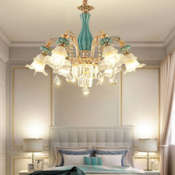 Morningside 6 - Light Shaded Chandelier