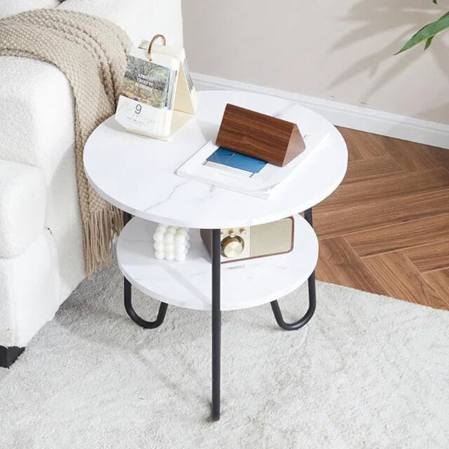 Corene Side Table with Storage