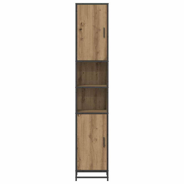 Bathroom Cabinet 35 X 37.5 X 188.5 Cm Engineered Wood