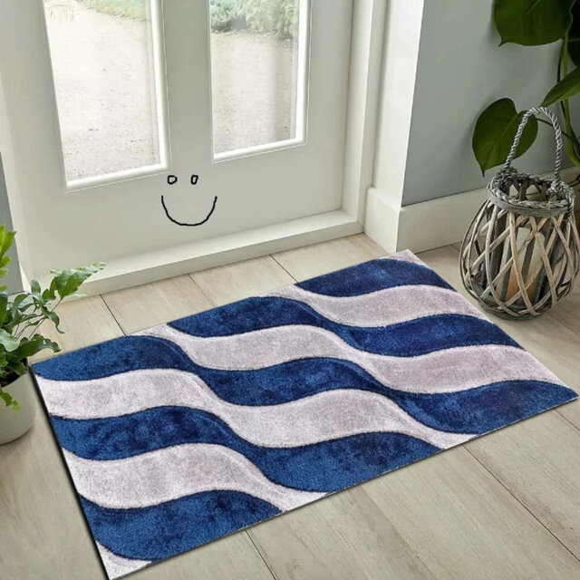 3D Luxury Shaggy Rug Soft & Stylish Modern Area Rug For Living Room & Bedroom Floor Mats Small Door Mats