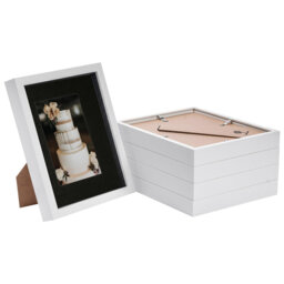 "Nicola Spring - 3D Box Photo Frames - 8 x 10"" with 4 x 6"" Mount"