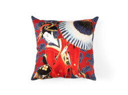 Kimono Multicoloured Square Cushion