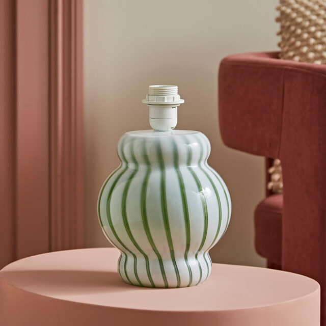 Deene Glass Lamp Base Lamp