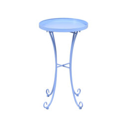 Garden Side Table CAVINIA 40 cm 40 cm Metal Burgundy