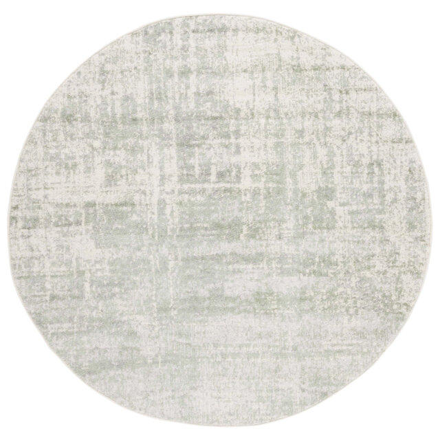 Adirondack Abstract Area Rug In Sage / Ivory