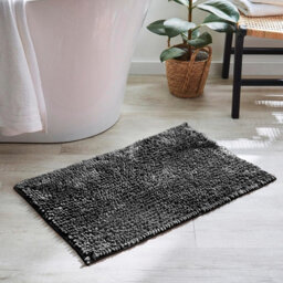 Margot Velvet Chenille Bobble Bath Mat