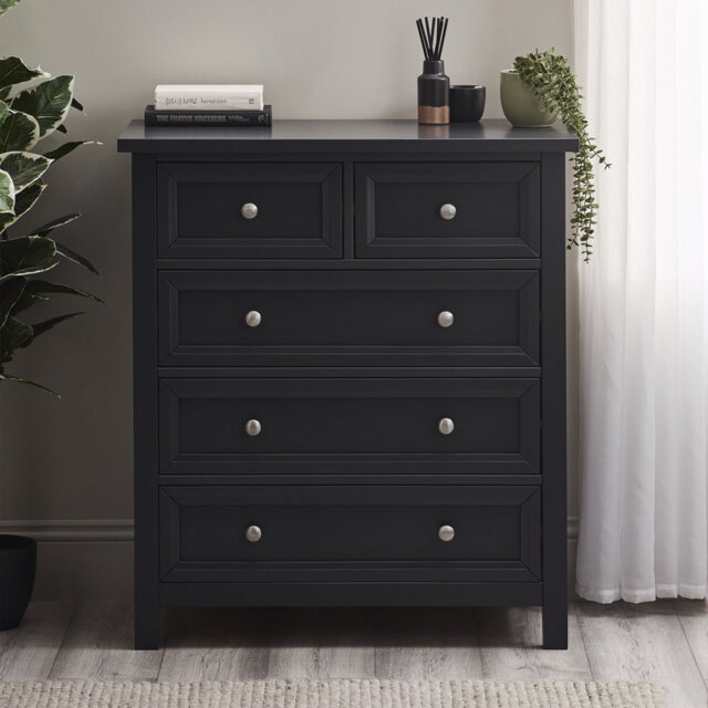 Jarin 5 Drawer 84CM W Chest Of Drawers