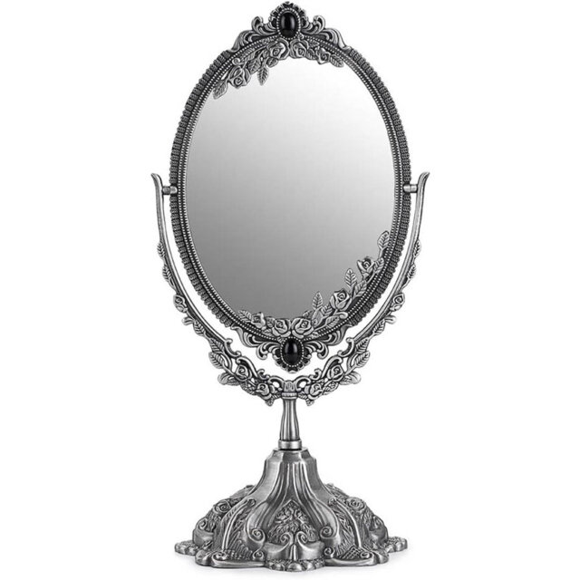 Vintage Oval Double Sided Rotatable Dressing Mirror