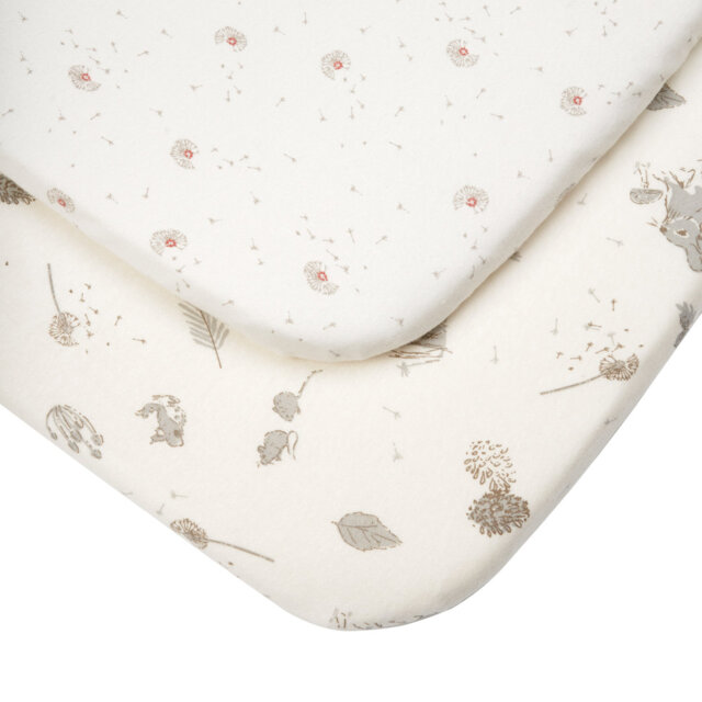 Tutti Bambini Cot Fitted Sheets 2pk - Cocoon