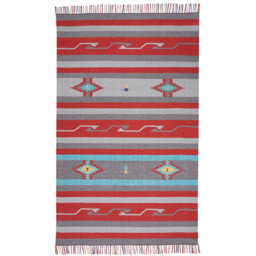 Baur Handmade Kilim Red/Grey Rug