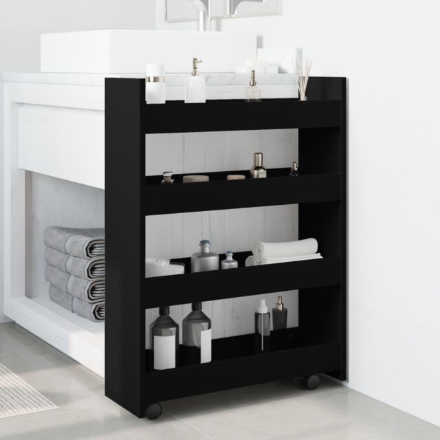 Wood Bar Cart