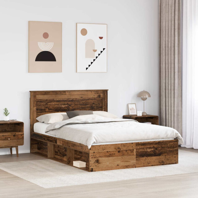 Solid Wood Bed