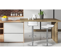 Chrome Plated Steel Bar Stool