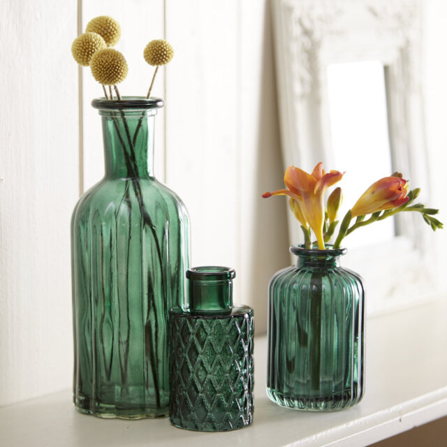 3 Piece Aliegha Glass Table Vase Set