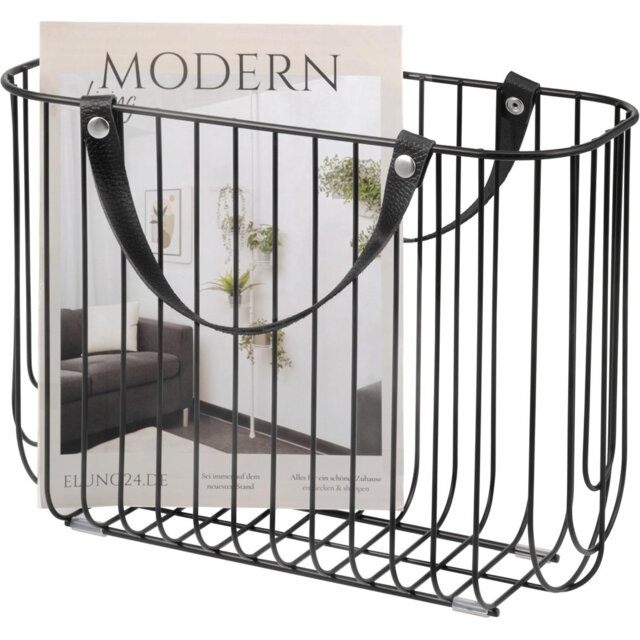 Metal Free Standing Magazine Rack