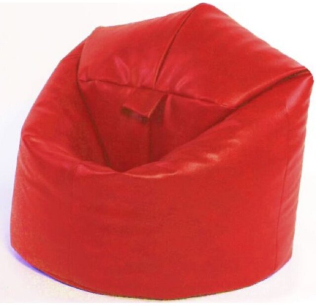 Faux Leather Refillable Classic Bean Bag