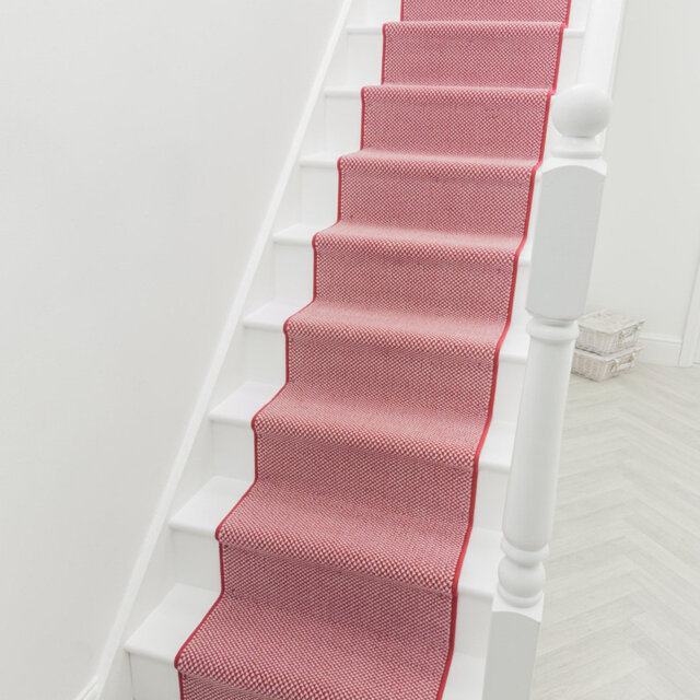 Hazy Red Stair Runner â Soft & Durable Carpet Runner for Stairs & Staircases, Multiple Lengths
