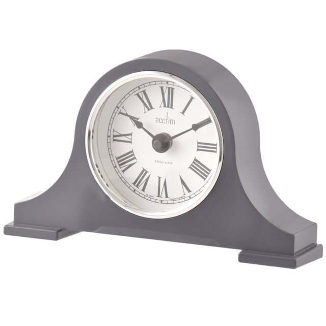 Acctim Harston Napoleon Mantel Clock Quartz Glass Lens Earl