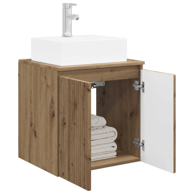 Single Bathroom Vanity with Ceramic Basin