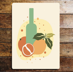 2117 Handmade Food & Beverage Wall Decor on Metal