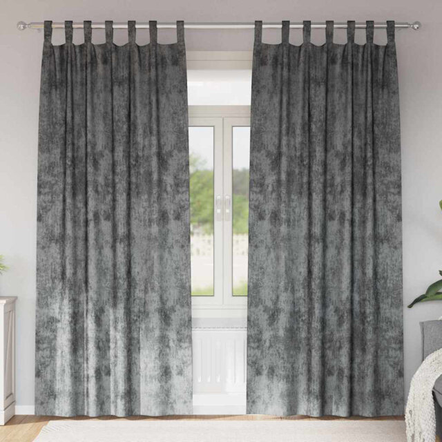 Alithia Velvet Room Darkening Curtain Pair
