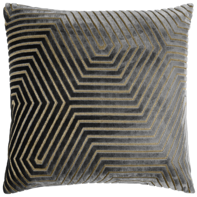 Evoke Geometric Square Cushion
