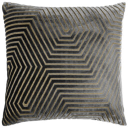 Evoke Geometric Square Cushion