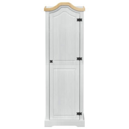 Wardrobes with Shelf with Storage with Door Solid Pine Wood Bedroom