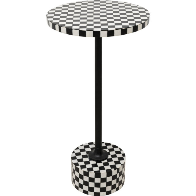Side Table Domero Chess Black
