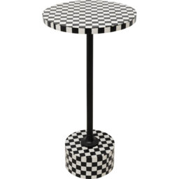 Side Table Domero Chess Black