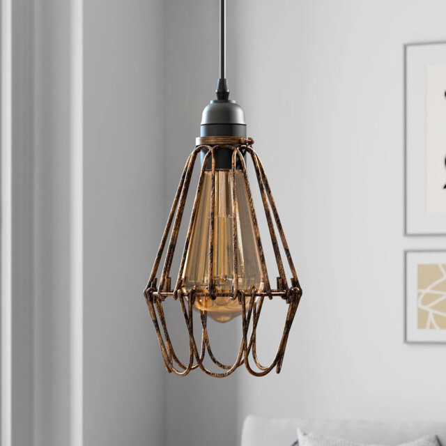 Annjelica 10cm H x 10cm W Metal Empire Lamp Shade
