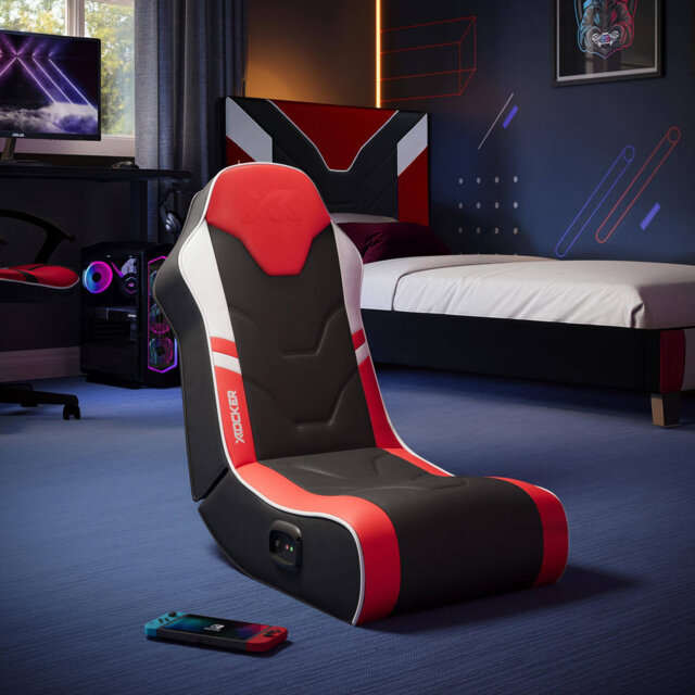 X Rocker Shadow 2.0 Audio Floor Rocker Gaming Chair