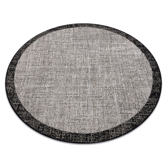 Eliada Grey/Black Indoor/Outdoor Rug