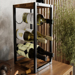 Wine rack made of metal For bottles, 5-25 bottles, wine, bottle rack, cellar rack, shelves, bottle holder Robust wine storage