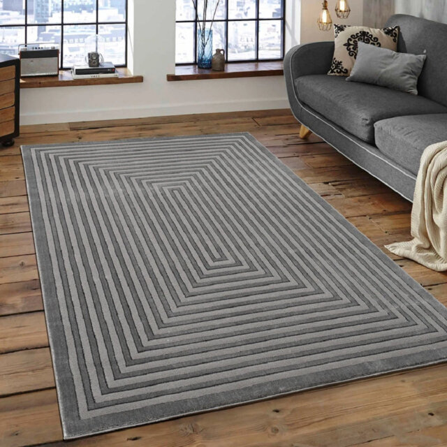 Nora Rug Dark Grey