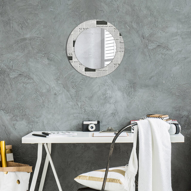Huldar Glass Flat Wall Mirror