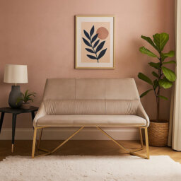 Auxter Velvet Upholstered Bench