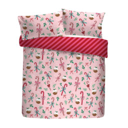 Cotton Blend Striped Duvet Cover Set with Pillowcases Included