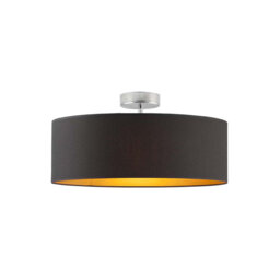 Sunburg Fabric Semi Flush Mount