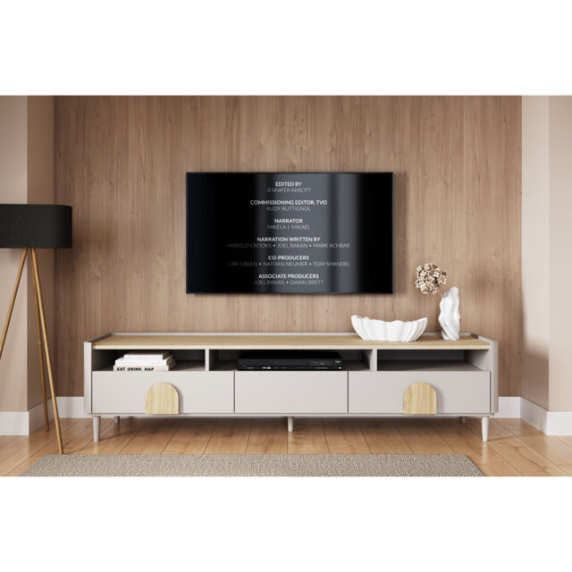 "Sadeen Unfinished TV Stand for TVs up to 77"""