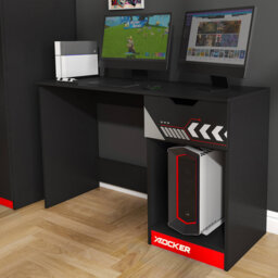 X Rocker Octane 110cm Gaming Desk with Drawer - Blue