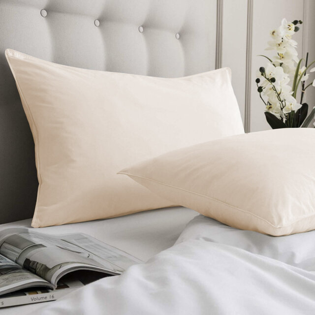 Super Soft Microfiber Housewife Pillowcase Set Of 2, Easy-Care Bedding
