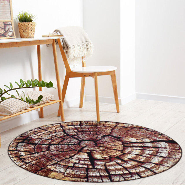 Aurora Machine Woven Brown Indoor / Outdoor Rug